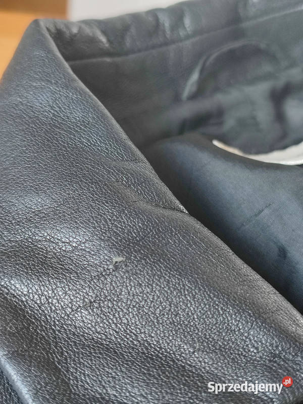 Kurtka Emporio Armani skóra naturalna vintage S Rozmiar 36(S) Łężany