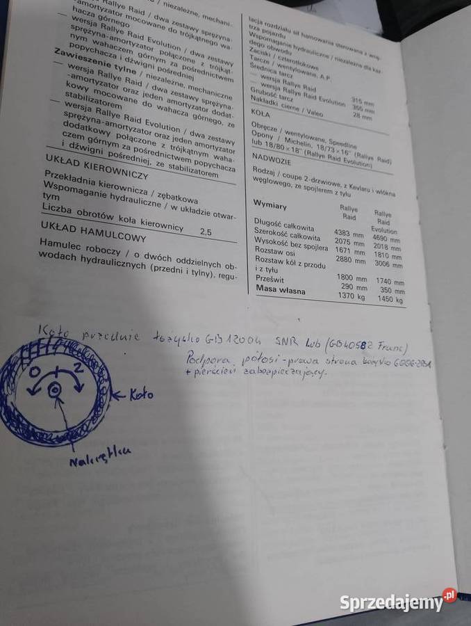 Książka W Potocki Citroen ZX Rok wydania 1994 Wrocław