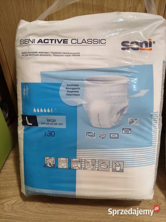 Pieluchy Dorosłych Seni 2 Opakowania 2x30 Sztuk dolnośląskie Zgorzelec