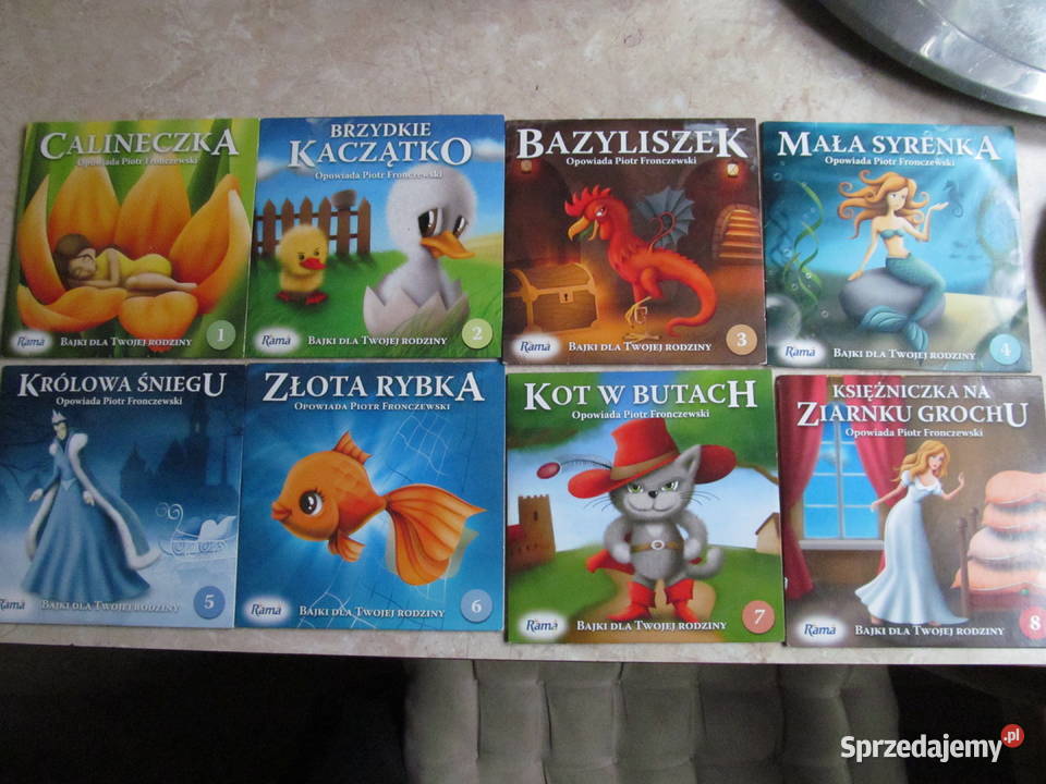 Bajki Twojej rodziny kpl 8 płyt cd Piotr Lublin