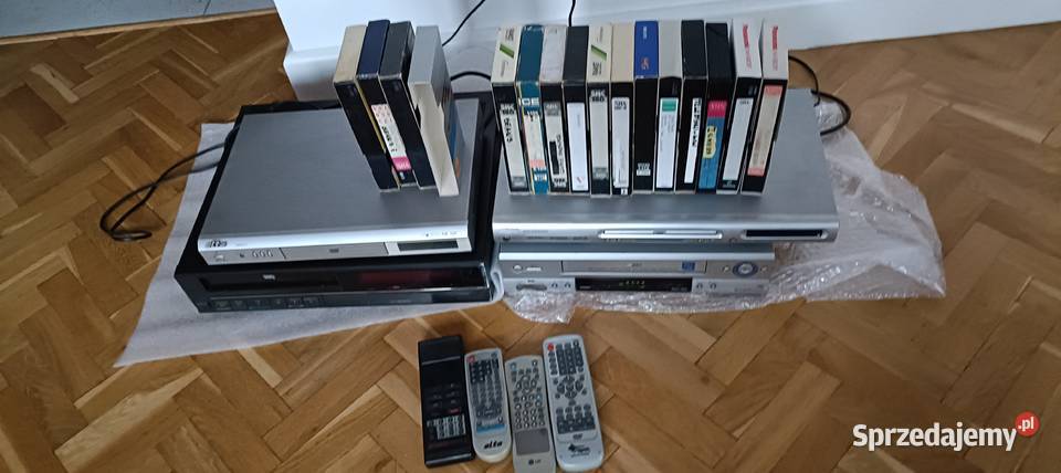 2 Magnetowid LG i GoldStar i 2 DVD kolekcjonera Warszawa
