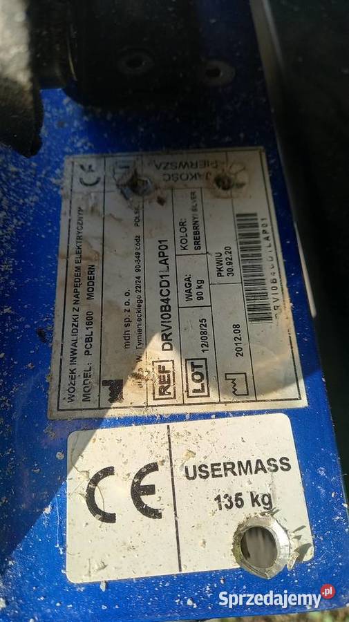 Wózek inwalidzki elektryczny Zapewniam transport