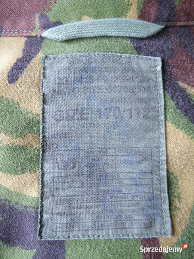 Oryginalna Demobil Męska kurtka bluza Woodland Inny rodzaj Ełk