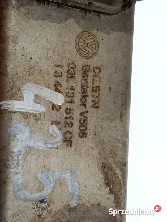 CHŁODNICA SPALIN 03L131512CF 16 TDI Skoda Recyrkulacja spalin EGR sprzedam