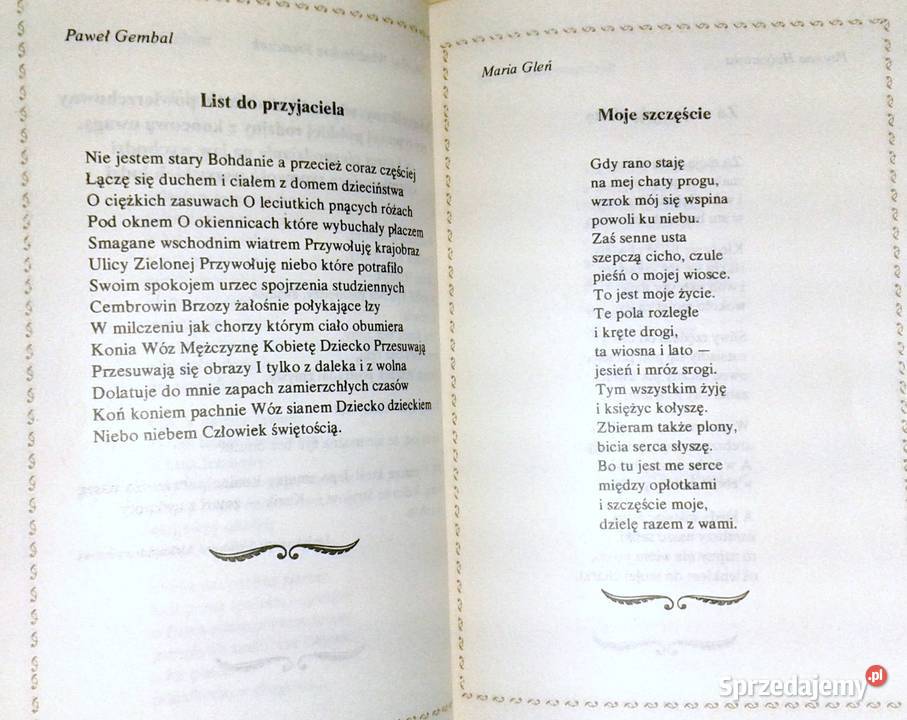 Całe bogactwo domu Wiersze o domu Stefan