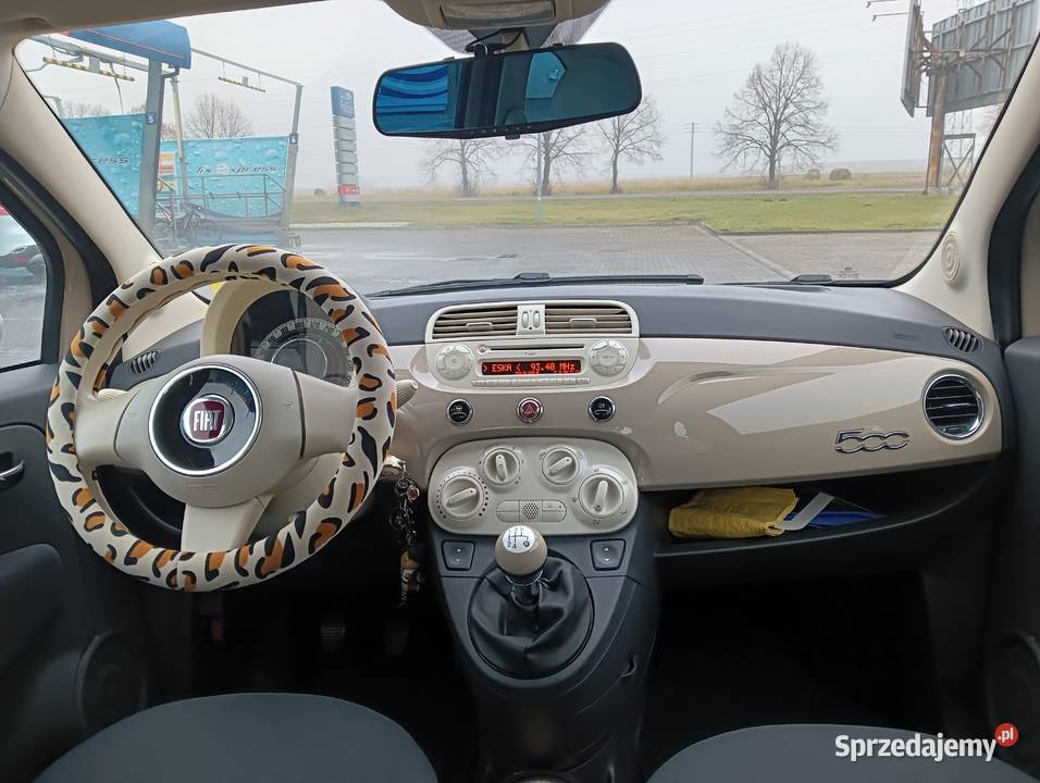 Fiat 500 cappucino przebieg 57000 stan idealny 1242cm3 śląskie sprzedam
