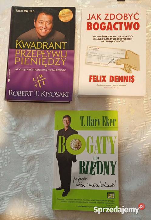 80 książki Robert T Kiyosaki Felix Dennis T Harv