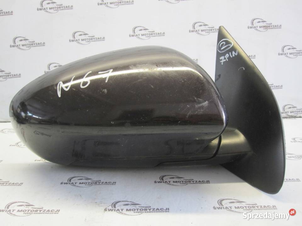 QASHQAI I J10 10r lusterko prawe 026202 7 PIN Rok produkcji 2010 Kielce sprzedam