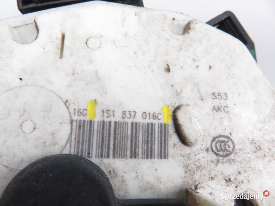 ZAMEK PRAWY PRZEDNI SKODA FABIA II 1S1837016C