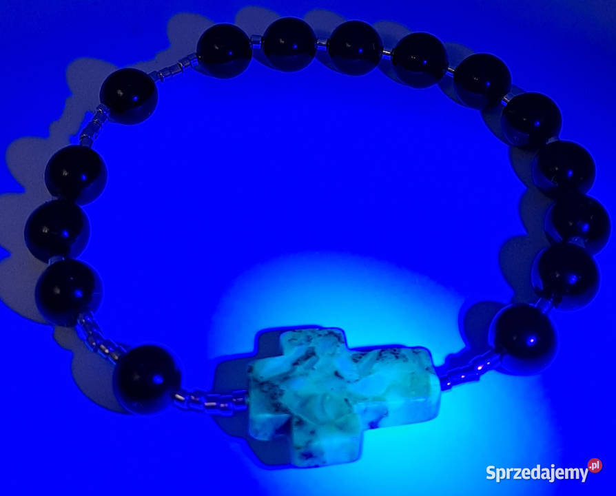 Bransoletka dziesiątka różańca z bursztynu mazowieckie Warszawa