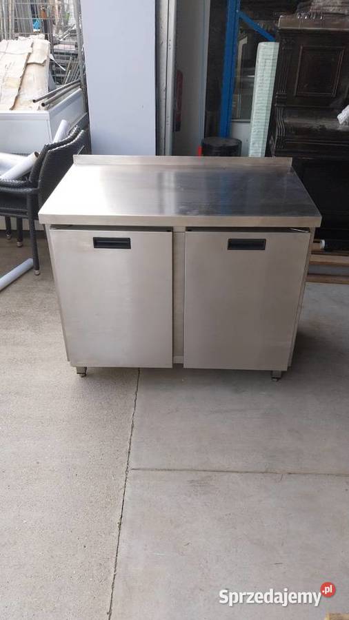 Stół roboczy ze stali nierdzewnej z szafką sprzedam