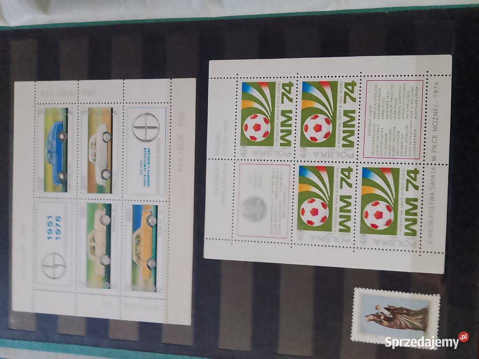 2 Klasery pełne znaczków PRL Słupsk