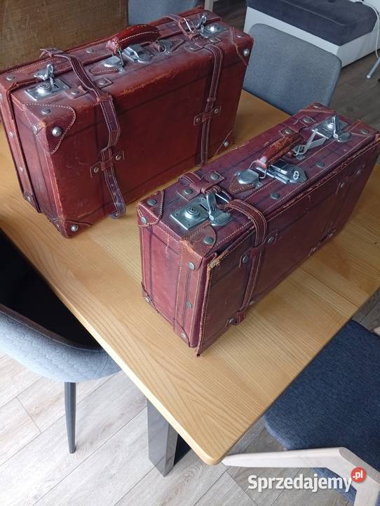 Walizki vintagez minionej epokiIdealne jako Syców