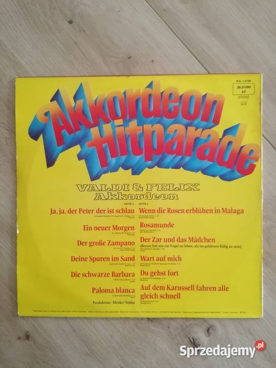 płyta winylowa Akkordeon Hitparade Łódź