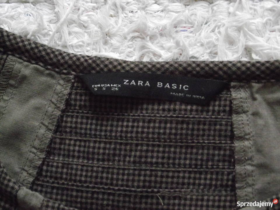 ZARA EFEKTOWNA TUNIKA Z BAWEŁNY W PEPITKĘ r 38 wielkopolskie Piła sprzedam