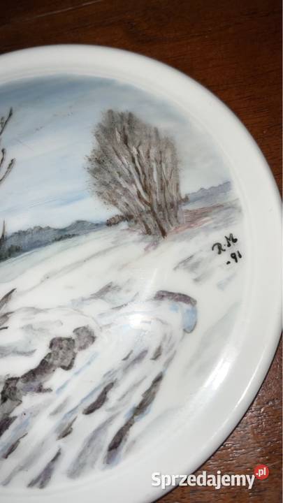 Porcelanowy obrazek Widoczek Gdańsk