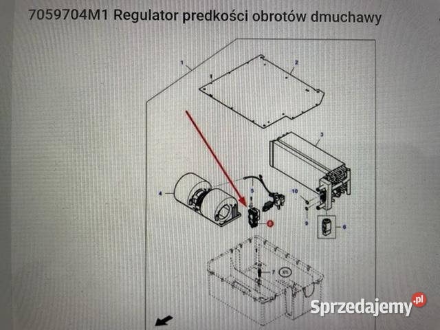 7059704M1 Regulator prędkości obrotów dmuchawy Pozostałe Jastrzębniki
