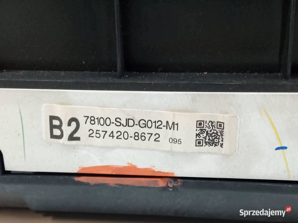 LICZNIK 78100SJDG012M1 17 B Honda FRV I 20042009 sprzedam