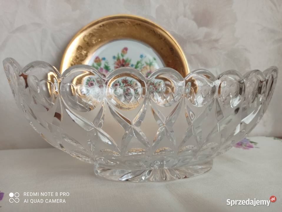 Gondola żardiniera kryształowa Porcelana i szkło Białystok sprzedam
