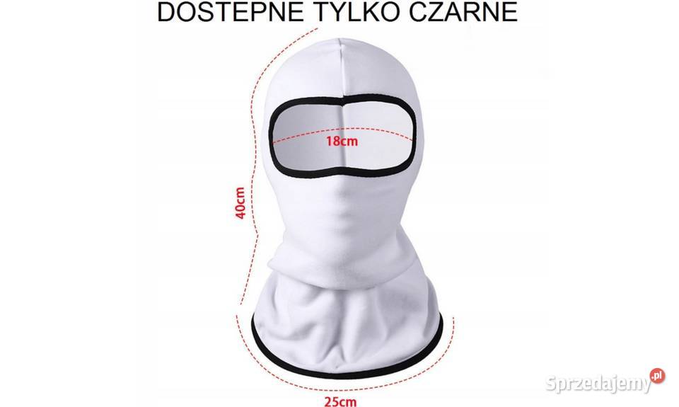 Kominiarka motocyklowa pod kask Rower Motor Pozostałe sprzedam