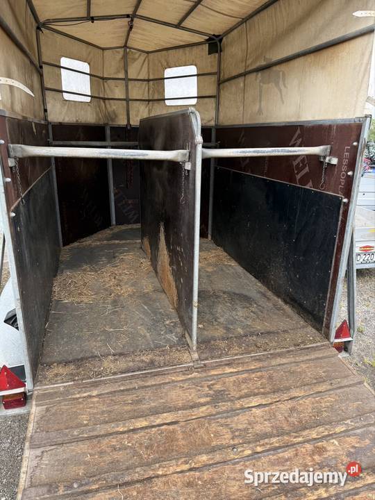 Boeckmann do koni przyczepa 1200 DMC towarowe Solnica