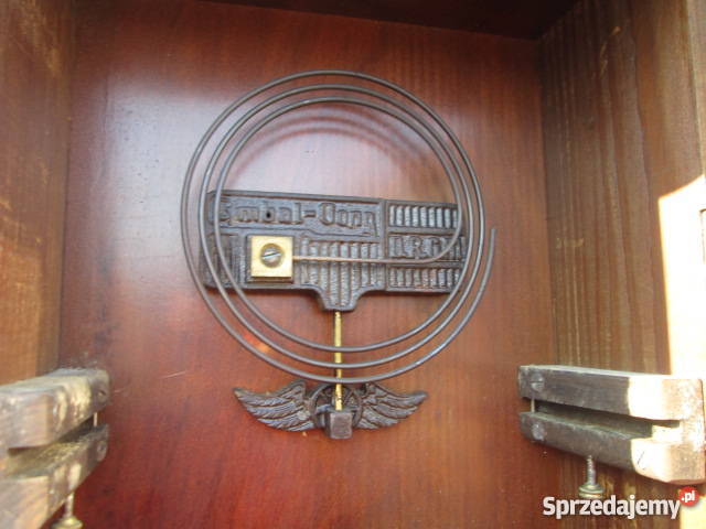 Zegar ścienny orzech antyk Gliwice