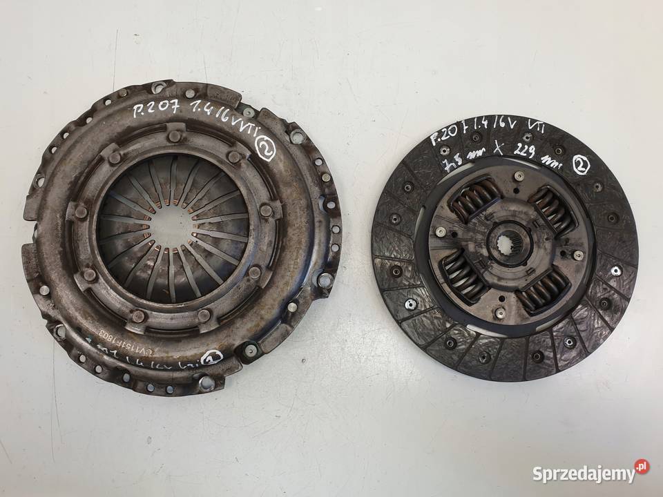Peugeot 207 14 16V VTi TARCZA DOCISK sprzęgło Chełm