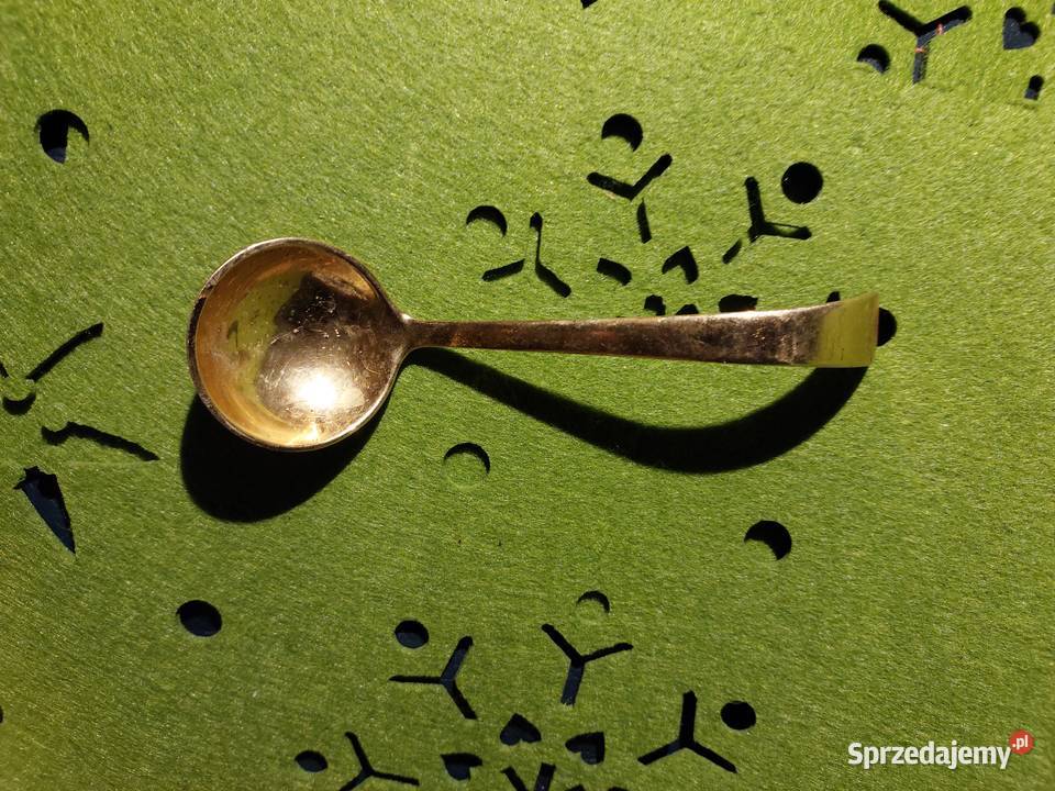 Łyżeczka do cukru kolor złoty Wrocław