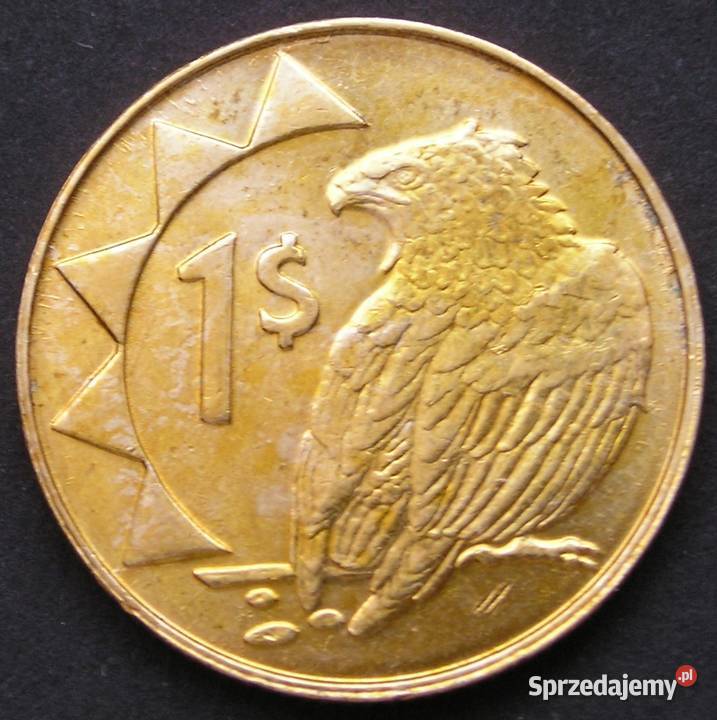 NAMIBIA 1 DOLAR 2006 ORZEŁ STAN 12 Łódź
