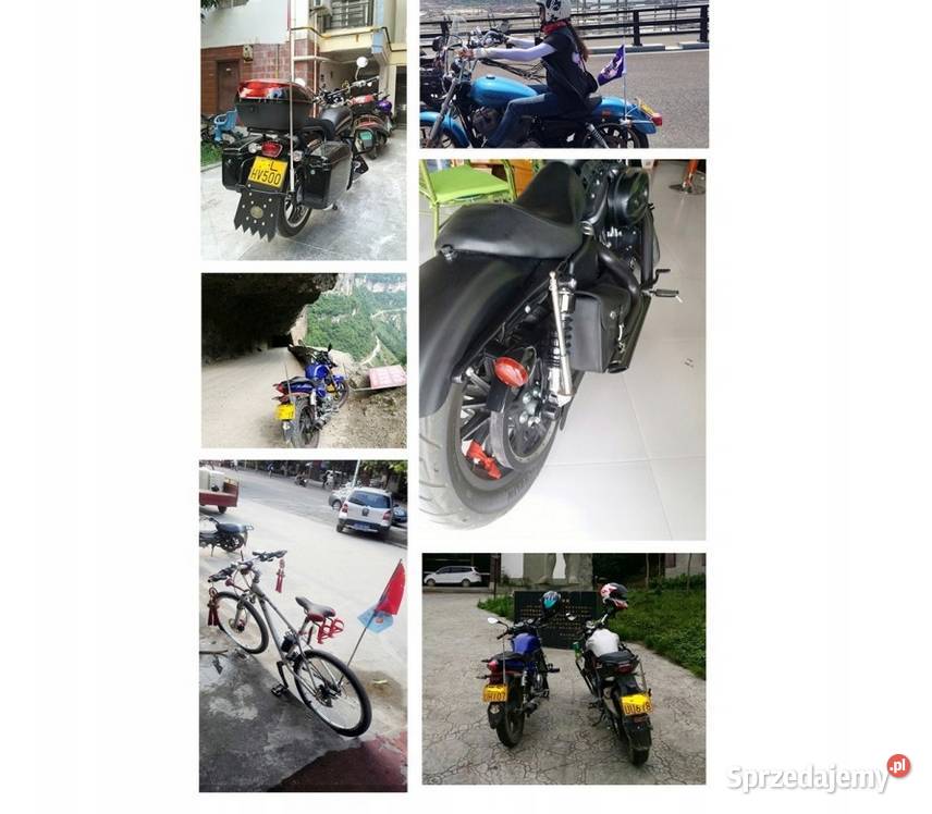 Maszt teleskopowy na motocykl Harley chopper Sosnowiec