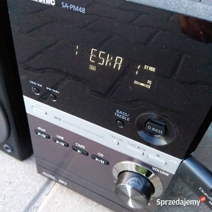 Panasonic SAPM48 miniwieża z Usb Rds Świebodzice