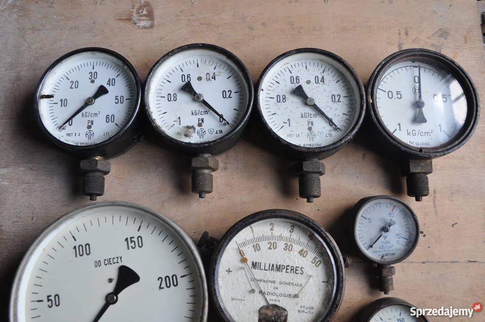 Manometr tlen acetylen bar radiometr ciecz śląskie Katowice