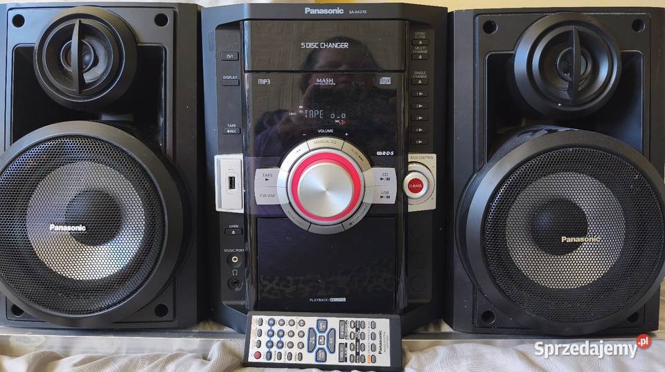 Sprzedam wieżę Panasonic SA AK 270 z kolumnami i Wieże i miniwieże sprzedam