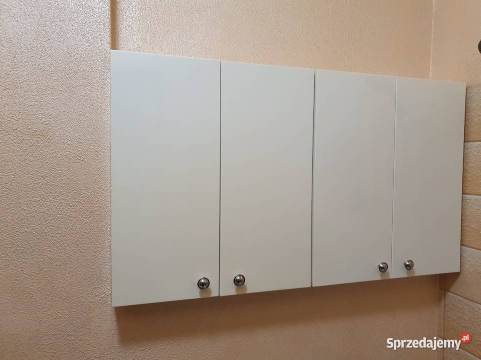 Dwie szafki lakierowane fronty podwieszane Łódź sprzedam