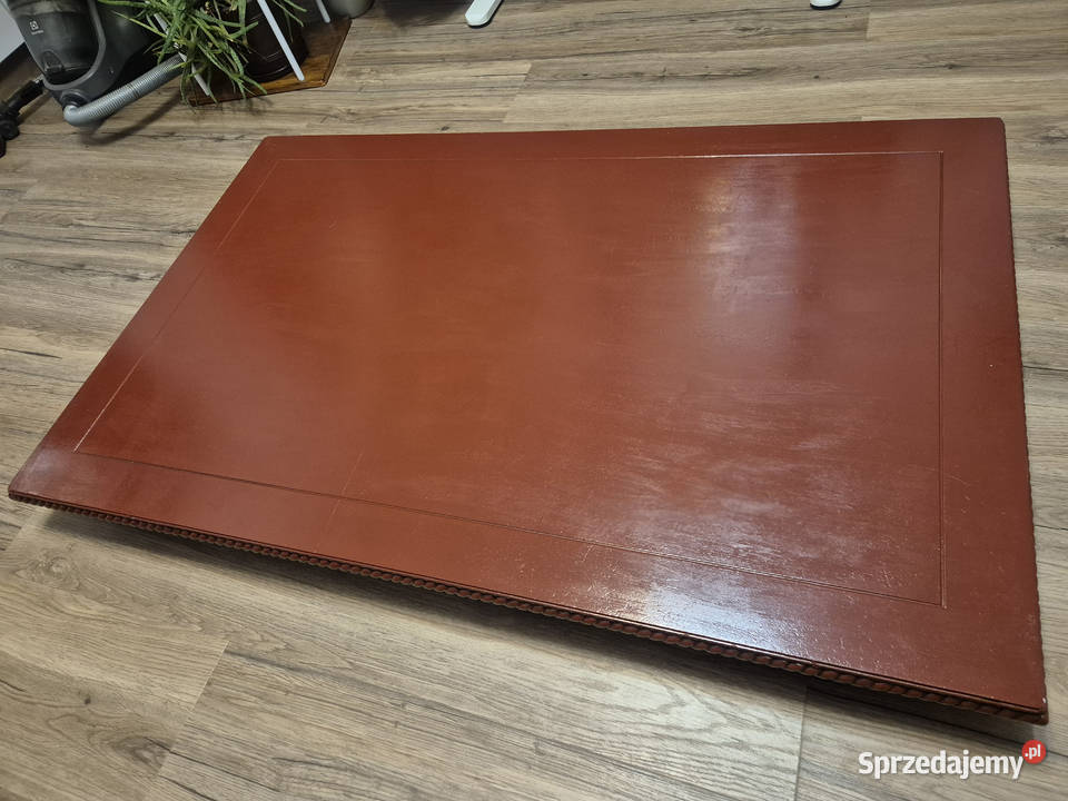 Vintage 135x85 Elegancki rzeźbiony stół Hepple Stoły