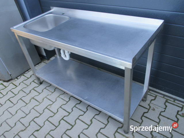 ZLEW GASTRONOMICZNY 1 KOMOROWY Z PÓŁKĄ 1406085 Ostrów Wielkopolski