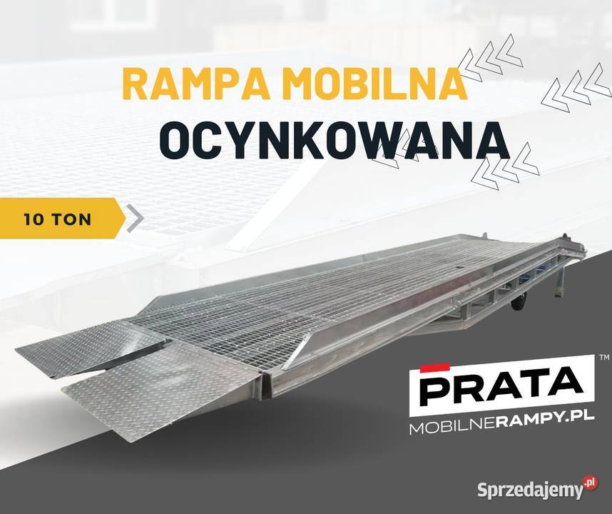 NOWOŚĆ Rampa mobilna ocynkowana 10 TON załadunek Kraków