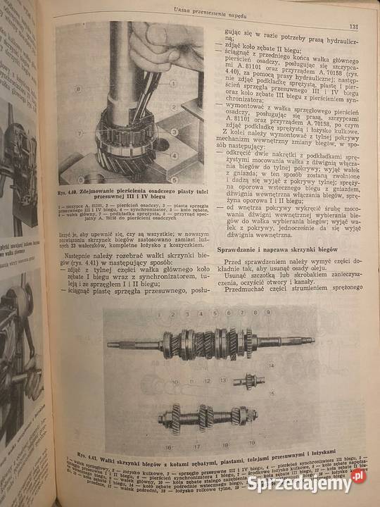 Polski Fiat 125P Naprawa samochodów technika, nauki techniczne Osięciny