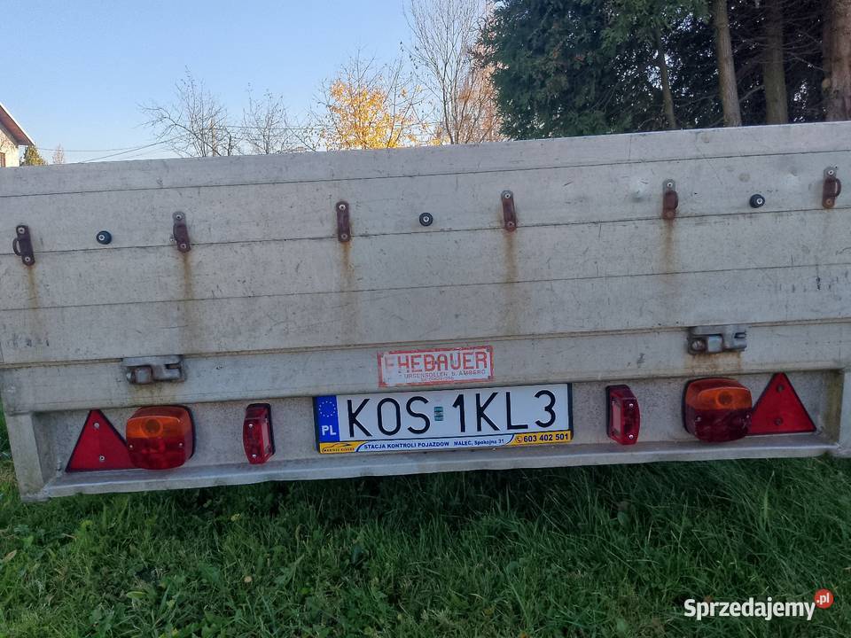 Przyczepa laweta Aluminium DMC 2t Kęty sprzedam