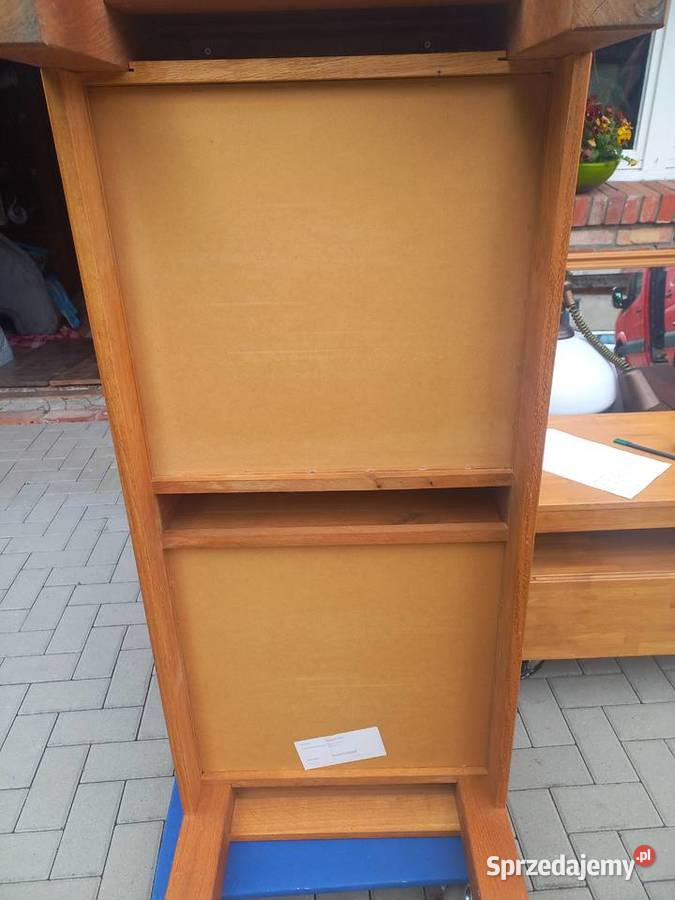 Stolik kawowy dębowy z szufladami Ława 569 Gawroniec