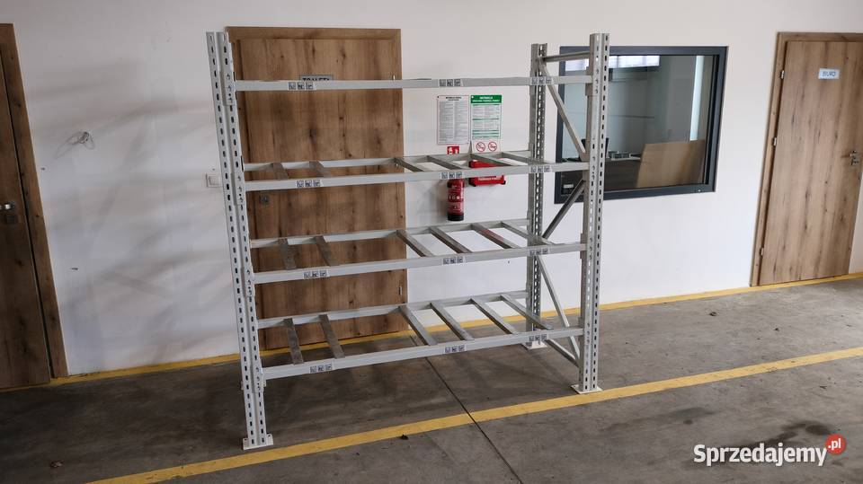 Regał magazynowy półkowy NOWY H200 trawers 178