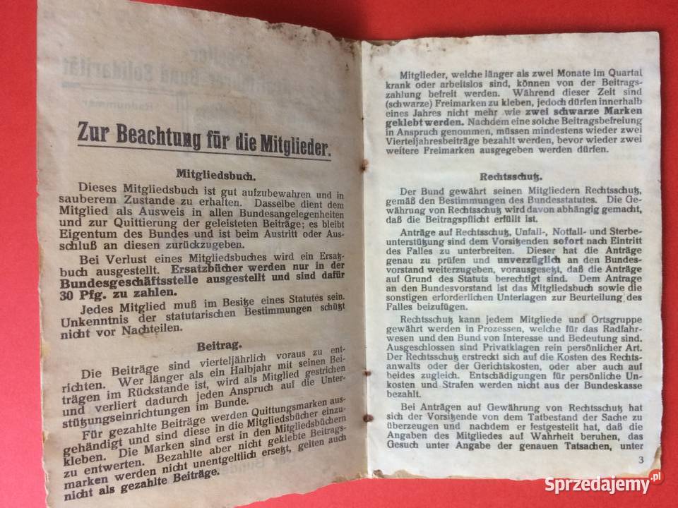 486 Niemiecka Księga Członkowska Szczecin