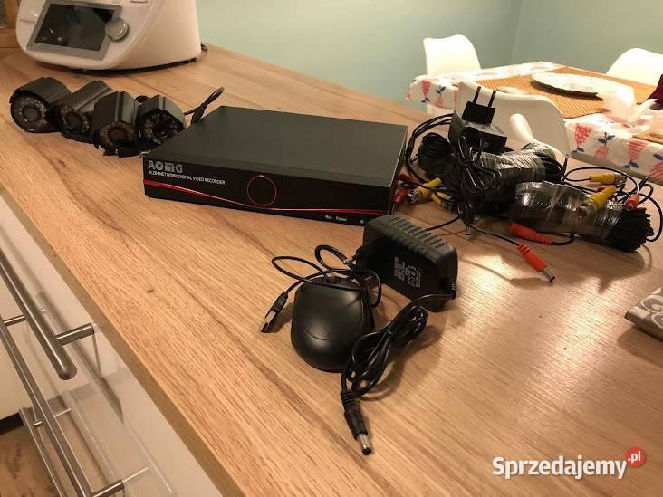 Zestaw monitoringu 4 kamery 5MPX FULL HD Kamery Poznań