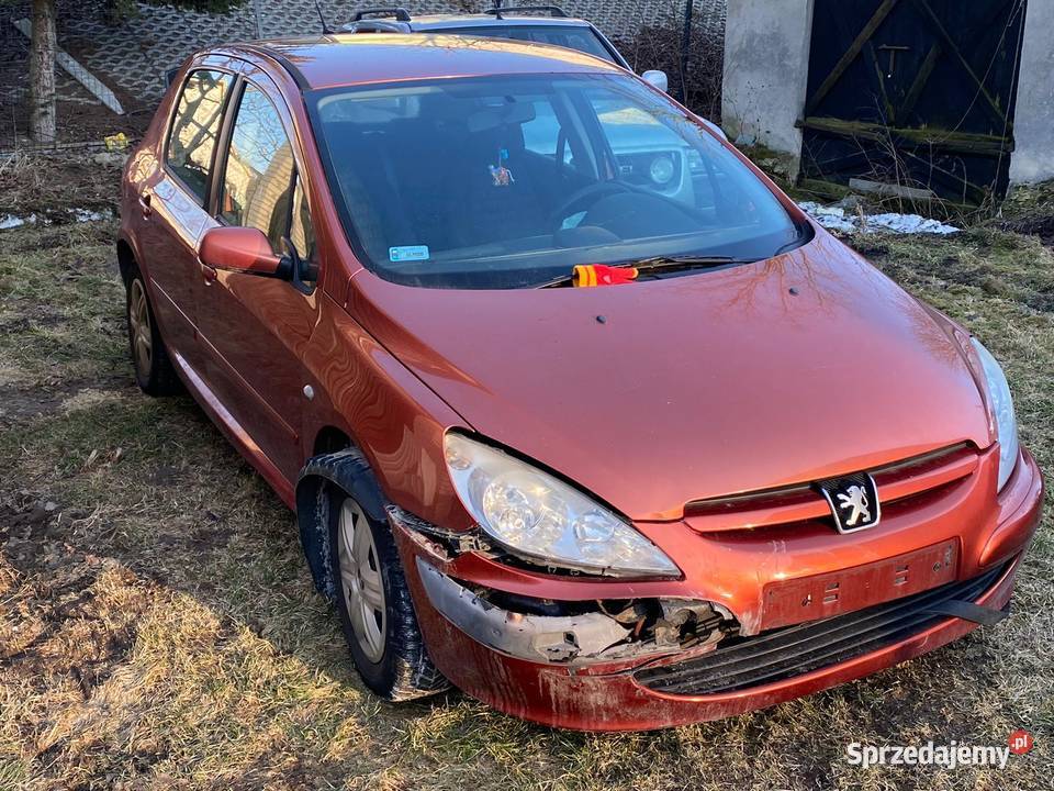Peugeot 307 16 110 benzyna stłuczce Zarejestrowany w Polsce
