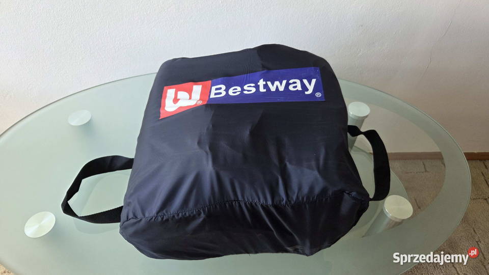 Materac dmuchany 200x150x50 z pompką elektryczną