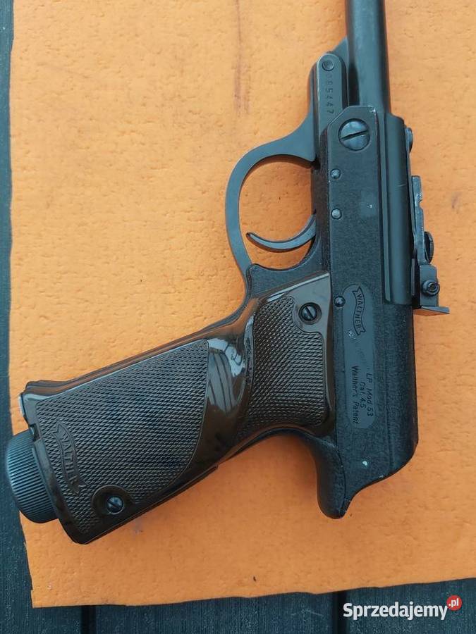 Pistolet wiatrówka Walther LP53 45mm produkcja Wschowa