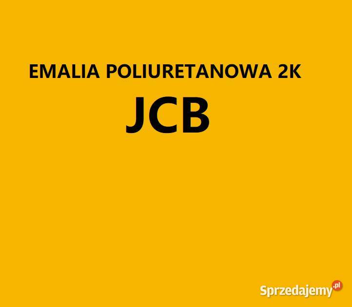 farba poliuretanowa JCB żółta Lakiery podkarpackie Stalowa Wola