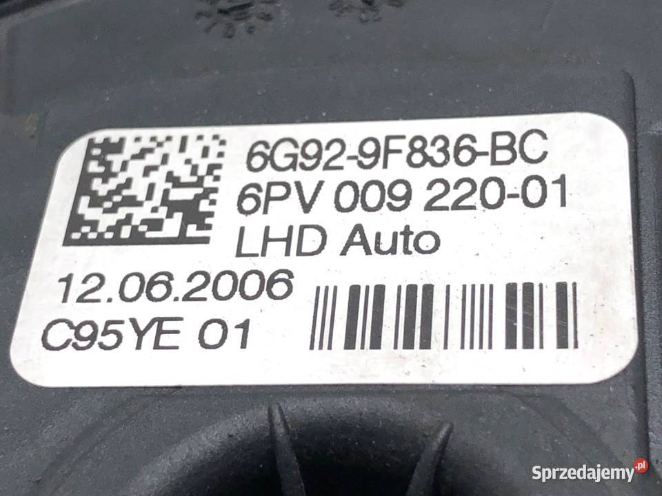 POTENCJOMETR GAZU VOLVO S80 II 6G929F836BC 44 osobowe