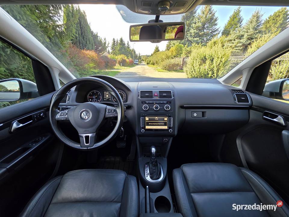 VW Toura 20TDI 177 Automat bezwypadkowy opłacony podgrzewane fotele lubelskie