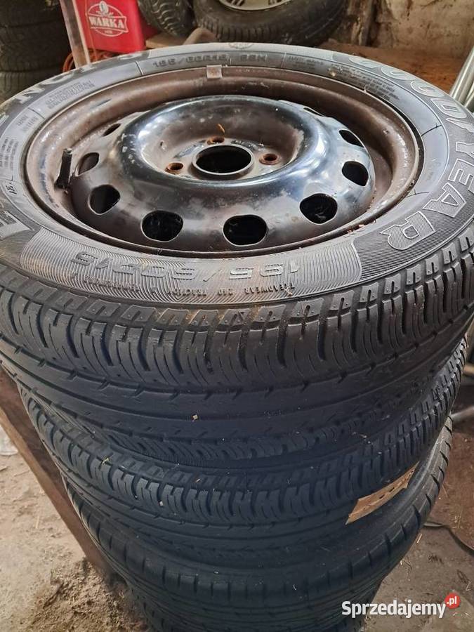 2 koła 19560R15 4x108 otwór 63mm ET495 Goodyear kujawsko-pomorskie